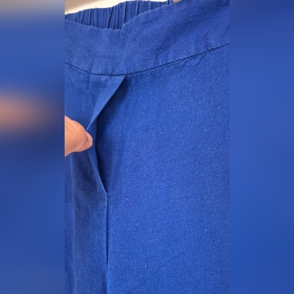 Calvin Klein Royal Blue Women's Trousers - Picture 5 of 7